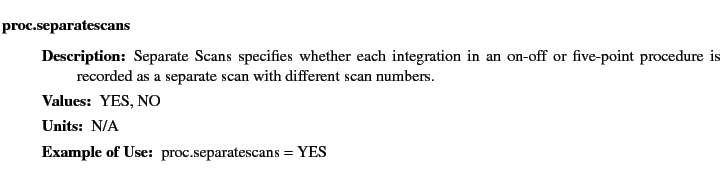 $\textstyle \parbox{6.25in}{
\begin{description}
\item [proc.separatescans]&nbsp;&nbsp;&nbsp;...
...ues:]
\item[YGOR to GO mapping:]
}{}
\end{description} \end{description}}$
