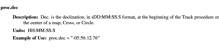 $\textstyle \parbox{6.25in}{
\begin{description}
\item [proc.dec]&nbsp;&nbsp;&nbsp;
\begin{...
...ter:]
\item[YGOR to GO mapping:]
}{}
\end{description} \end{description}}$