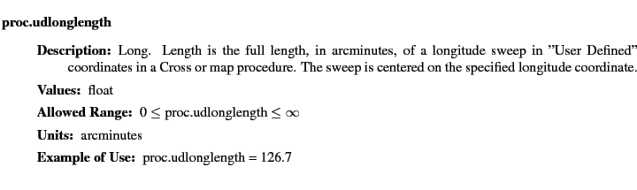 $\textstyle \parbox{6.25in}{
\begin{description}
\item [proc.udlonglength]&nbsp;&nbsp;&nbsp; ...
...nge:]
\item[YGOR to GO mapping:]
}{}
\end{description} \end{description}}$