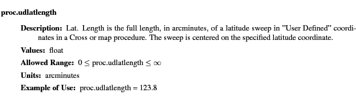 $\textstyle \parbox{6.25in}{
\begin{description}
\item [proc.udlatlength]&nbsp;&nbsp;&nbsp;
...
...nge:]
\item[YGOR to GO mapping:]
}{}
\end{description} \end{description}}$