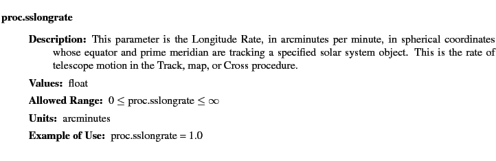 $\textstyle \parbox{6.25in}{
\begin{description}
\item [proc.sslongrate]&nbsp;&nbsp;&nbsp;
...
...nge:]
\item[YGOR to GO mapping:]
}{}
\end{description} \end{description}}$