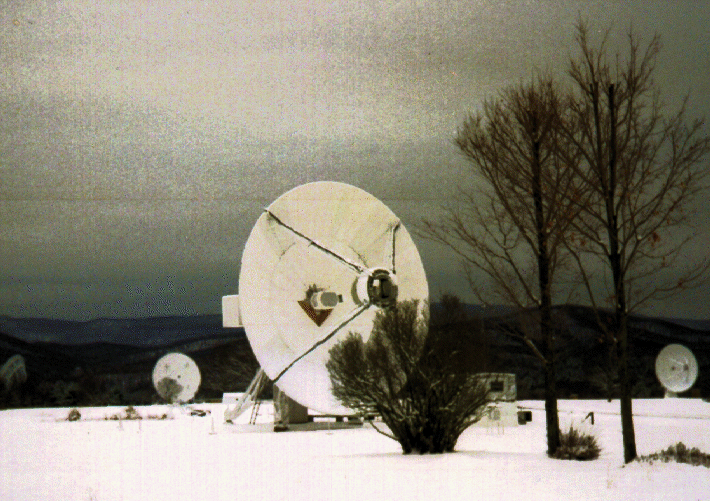 View of the GBES in the winter.