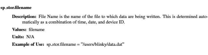$\textstyle \parbox{6.25in}{
\begin{description}
\item [sp\_stor.filename]&nbsp;&nbsp;&nbsp;
...
...ues:]
\item[YGOR to GO mapping:]
}{}
\end{description} \end{description}}$