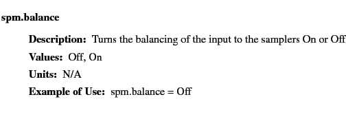 $\textstyle \parbox{6.25in}{
\begin{description}
\item [spm.balance]~~~
\begi...
...ues:]
\item[YGOR to GO mapping:]
}{}
\end{description} \end{description}}$