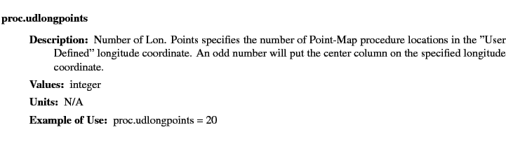 $\textstyle \parbox{6.25in}{
\begin{description}
\item [proc.udlongpoints]~~~ ...
...ter:]
\item[YGOR to GO mapping:]
}{}
\end{description} \end{description}}$