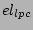$\displaystyle el_{lpc}$