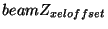 $ beamZ_{xel offset}$