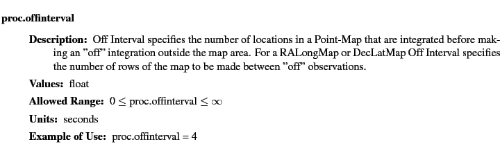$\textstyle \parbox{6.25in}{
\begin{description}
\item [proc.offinterval]~~~
...
...nge:]
\item[YGOR to GO mapping:]
}{}
\end{description} \end{description}}$