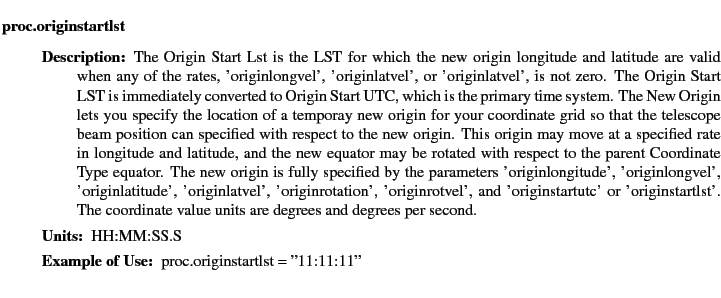 $\textstyle \parbox{6.25in}{
\begin{description}
\item [proc.originstartlst]~~...
...ter:]
\item[YGOR to GO mapping:]
}{}
\end{description} \end{description}}$