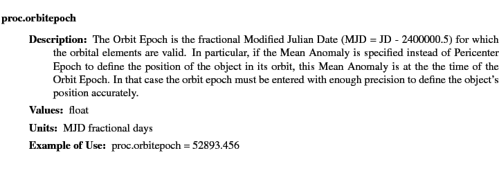 $\textstyle \parbox{6.25in}{
\begin{description}
\item [proc.orbitepoch]~~~
...
...r:]
\item[YGOR to GO mapping:]
}{}
\end{description} \end{description}
}$