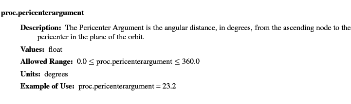 $\textstyle \parbox{6.25in}{
\begin{description}
\item [proc.pericenterargumen...
...nge:]
\item[YGOR to GO mapping:]
}{}
\end{description} \end{description}}$