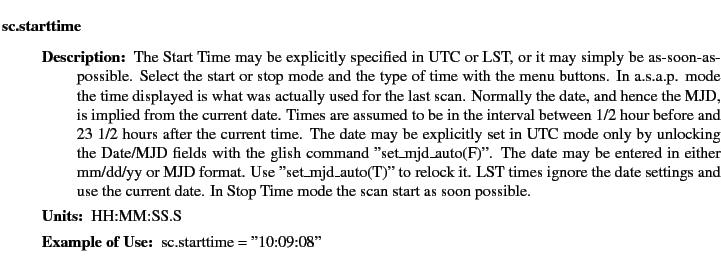 $\textstyle \parbox{6.25in}{
\begin{description}
\item [sc.starttime]~~~
\be...
...ter:]
\item[YGOR to GO mapping:]
}{}
\end{description} \end{description}}$
