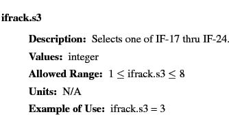 $\textstyle \parbox{6.25in}{
\begin{description}
\item [ifrack.s3]~~~
\begin...
...nge:]
\item[YGOR to GO mapping:]
}{}
\end{description} \end{description}}$