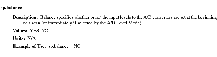 $\textstyle \parbox{6.25in}{
\begin{description}
\item [sp.balance]~~~
\begin...
...ues:]
\item[YGOR to GO mapping:]
}{}
\end{description} \end{description}}$