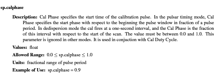 $\textstyle \parbox{6.25in}{
\begin{description}
\item [sp.calphase]~~~
\beg...
...nge:]
\item[YGOR to GO mapping:]
}{}
\end{description} \end{description}}$