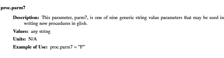 $\textstyle \parbox{6.25in}{
\begin{description}
\item [proc.parm7]~~~
\begin...
...ues:]
\item[YGOR to GO mapping:]
}{}
\end{description} \end{description}}$