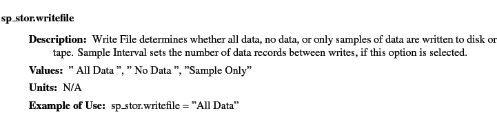 $\textstyle \parbox{6.25in}{
\begin{description}
\item [sp\_stor.writefile]~~~...
...ues:]
\item[YGOR to GO mapping:]
}{}
\end{description} \end{description}}$