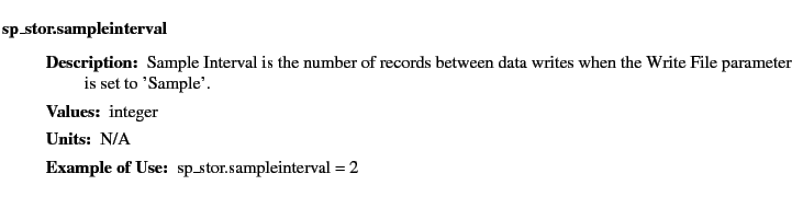 $\textstyle \parbox{6.25in}{
\begin{description}
\item [sp\_stor.sampleinterva...
...ter:]
\item[YGOR to GO mapping:]
}{}
\end{description} \end{description}}$