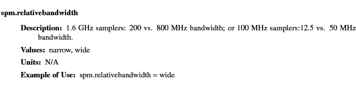 $\textstyle \parbox{6.25in}{
\begin{description}
\item [spm.relativebandwidth]...
...ues:]
\item[YGOR to GO mapping:]
}{}
\end{description} \end{description}}$