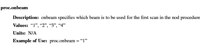 $\textstyle \parbox{6.25in}{
\begin{description}
\item [proc.onbeam]~~~
\begi...
...ues:]
\item[YGOR to GO mapping:]
}{}
\end{description} \end{description}}$