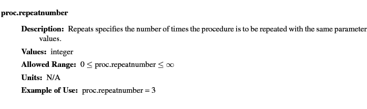 $\textstyle \parbox{6.25in}{
\begin{description}
\item [proc.repeatnumber]~~~ ...
...nge:]
\item[YGOR to GO mapping:]
}{}
\end{description} \end{description}}$