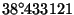 $ 38^{\circ}
\hspace{-0.37em}.\hspace{0.02em}433121$