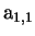 ${\rm a}_{1,1}$