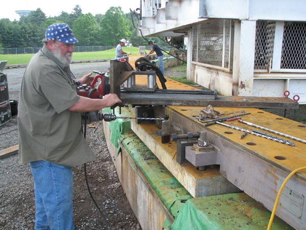 Drilling Out Weld Root