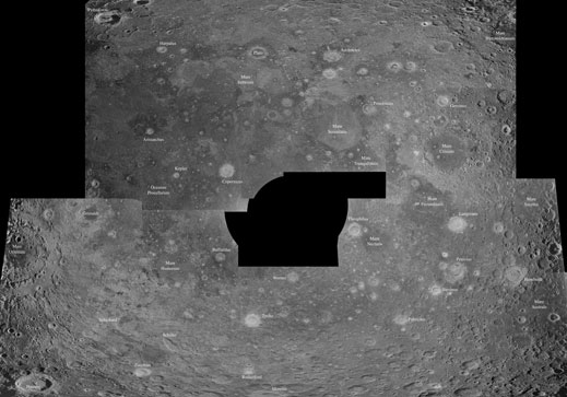 1.6 km resolution view of data for non-polar parts of the Moon