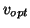$v_{opt}$