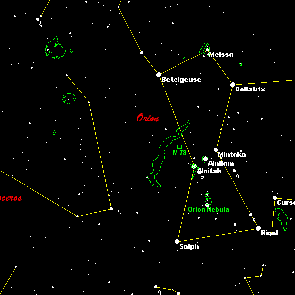 Optical image of Orion