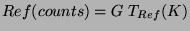 $Ref(counts)=G T_{Ref}(K)$