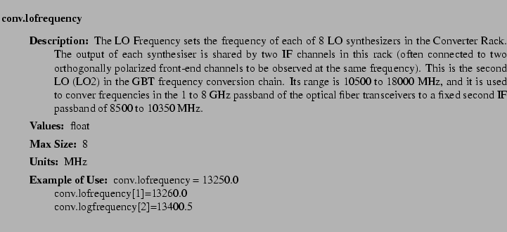 $\textstyle \parbox{6.25in}{
\begin{description}
\item [conv.lofrequency]~~~
...
...r:]
\item[YGOR to GO mapping:]
}{}
\end{description} \end{description}
}$