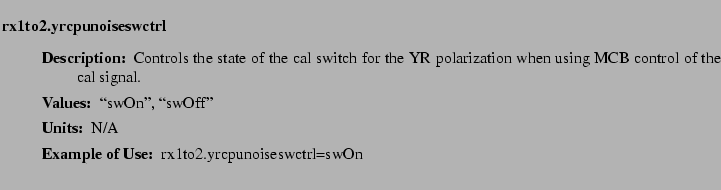 $\textstyle \parbox{6.25in}{
\begin{description}
\item [rx1to2.yrcpunoiseswctr...
...ues:]
\item[YGOR to GO mapping:]
}{}
\end{description} \end{description}}$