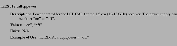 $\textstyle \parbox{6.25in}{
\begin{description}
\item [rx12to18.callcppower]~...
...ues:]
\item[YGOR to GO mapping:]
}{}
\end{description} \end{description}}$
