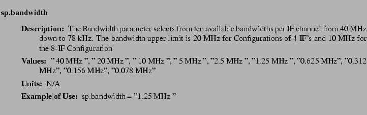 $\textstyle \parbox{6.25in}{
\begin{description}
\item [sp.bandwidth]~~~
\beg...
...ues:]
\item[YGOR to GO mapping:]
}{}
\end{description} \end{description}}$