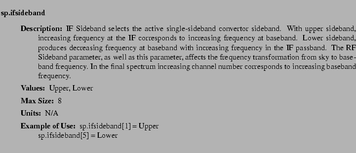 $\textstyle \parbox{6.25in}{
\begin{description}
\item [sp.ifsideband]~~~
\b...
...ter:]
\item[YGOR to GO mapping:]
}{}
\end{description} \end{description}}$