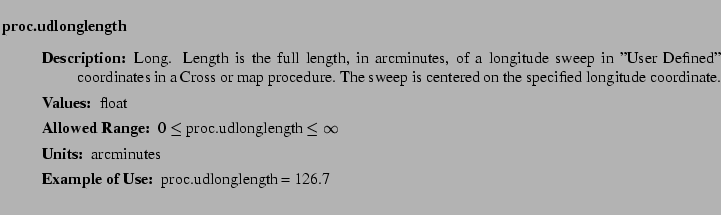 $\textstyle \parbox{6.25in}{
\begin{description}
\item [proc.udlonglength]~~~ ...
...nge:]
\item[YGOR to GO mapping:]
}{}
\end{description} \end{description}}$
