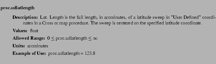 $\textstyle \parbox{6.25in}{
\begin{description}
\item [proc.udlatlength]~~~
...
...nge:]
\item[YGOR to GO mapping:]
}{}
\end{description} \end{description}}$