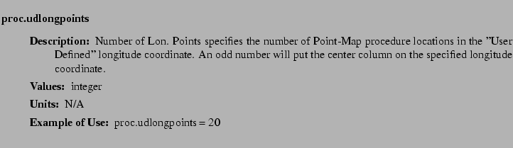 $\textstyle \parbox{6.25in}{
\begin{description}
\item [proc.udlongpoints]~~~ ...
...ter:]
\item[YGOR to GO mapping:]
}{}
\end{description} \end{description}}$