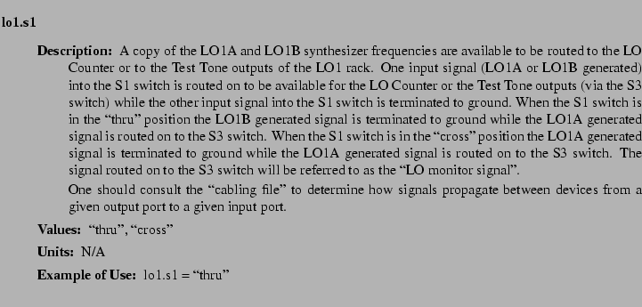 $\textstyle \parbox{6.25in}{
\begin{description}
\item [lo1.s1]~~~
\begin{des...
...ues:]
\item[YGOR to GO mapping:]
}{}
\end{description} \end{description}}$