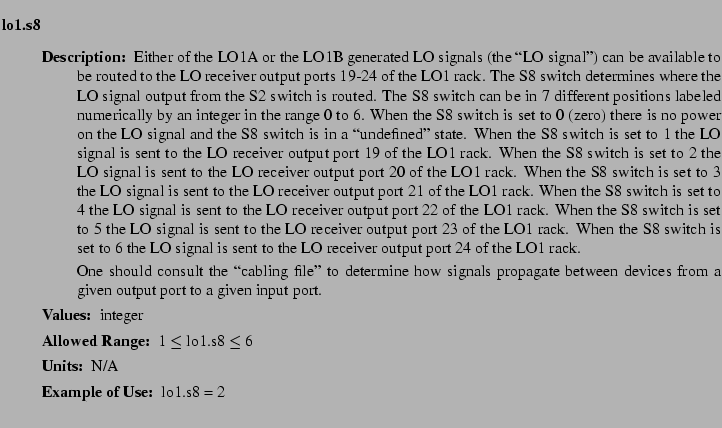$\textstyle \parbox{6.25in}{
\begin{description}
\item [lo1.s8]~~~
\begin{de...
...nge:]
\item[YGOR to GO mapping:]
}{}
\end{description} \end{description}}$