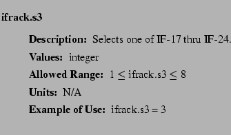$\textstyle \parbox{6.25in}{
\begin{description}
\item [ifrack.s3]~~~
\begin...
...nge:]
\item[YGOR to GO mapping:]
}{}
\end{description} \end{description}}$