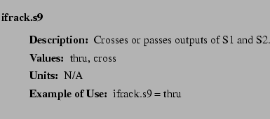 $\textstyle \parbox{6.25in}{
\begin{description}
\item [ifrack.s9]~~~
\begin{...
...ues:]
\item[YGOR to GO mapping:]
}{}
\end{description} \end{description}}$