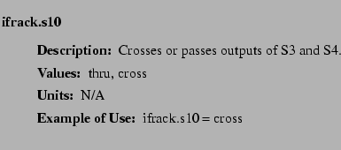 $\textstyle \parbox{6.25in}{
\begin{description}
\item [ifrack.s10]~~~
\begin...
...ues:]
\item[YGOR to GO mapping:]
}{}
\end{description} \end{description}}$