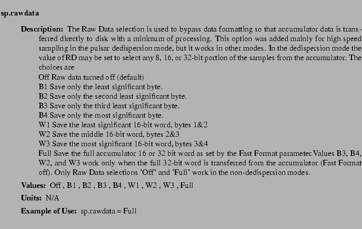 $\textstyle \parbox{6.25in}{
\begin{description}
\item [sp.rawdata]~~~
\begin...
...ues:]
\item[YGOR to GO mapping:]
}{}
\end{description} \end{description}}$