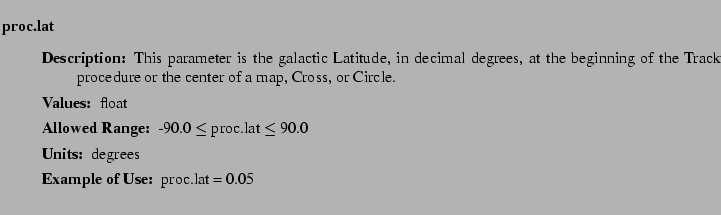 $\textstyle \parbox{6.25in}{
\begin{description}
\item [proc.lat]~~~
\begin{...
...nge:]
\item[YGOR to GO mapping:]
}{}
\end{description} \end{description}}$