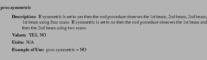 $\textstyle \parbox{6.25in}{
\begin{description}
\item [proc.symmetric]~~~
\b...
...ues:]
\item[YGOR to GO mapping:]
}{}
\end{description} \end{description}}$