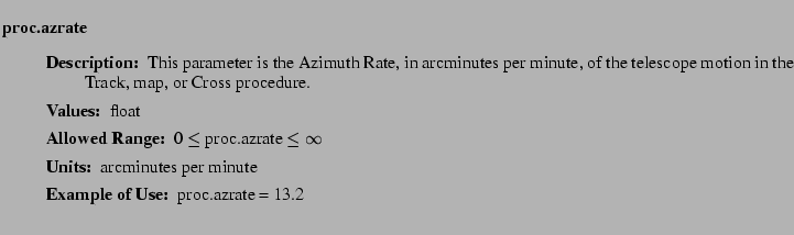 $\textstyle \parbox{6.25in}{
\begin{description}
\item [proc.azrate]~~~
\beg...
...nge:]
\item[YGOR to GO mapping:]
}{}
\end{description} \end{description}}$