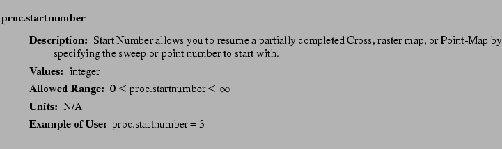 $\textstyle \parbox{6.25in}{
\begin{description}
\item [proc.startnumber]~~~
...
...nge:]
\item[YGOR to GO mapping:]
}{}
\end{description} \end{description}}$